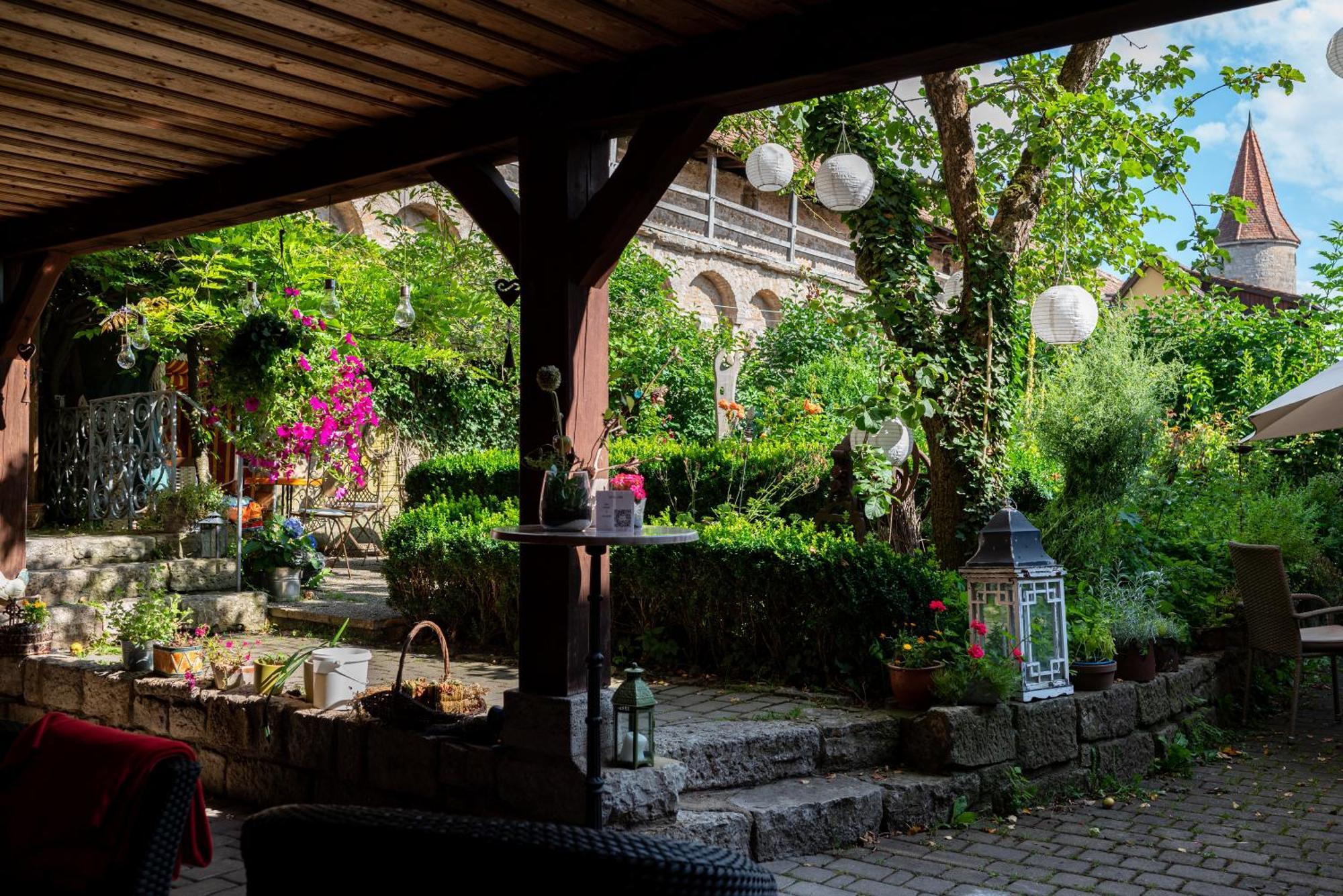 Hotel Gerberhaus Rothenburg ob der Tauber Bagian luar foto